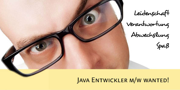 " Java Entwickler wanted"