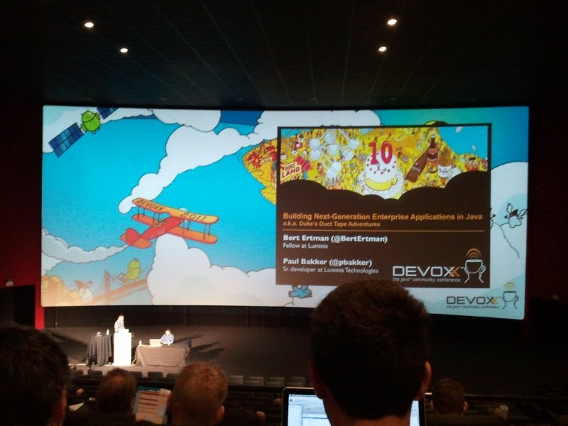 "Devoxx 2011 - Big screen"