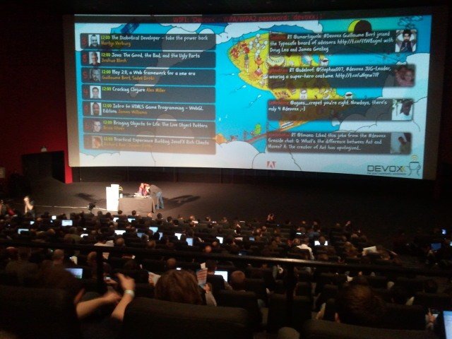 "Devoxx 2011 - Twitter wall"