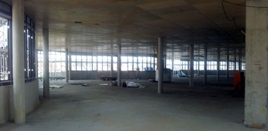 Our new office. In the faaaar back: Our CEO Thomas Kraft