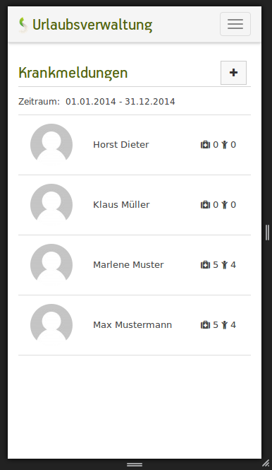 "Krankmeldungen Mobile"