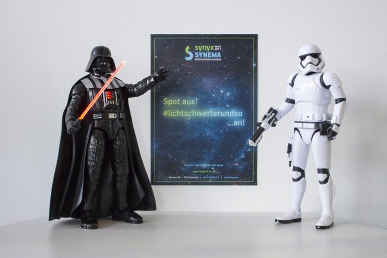 Synema Darth Vader und Stormtrooper Figuren