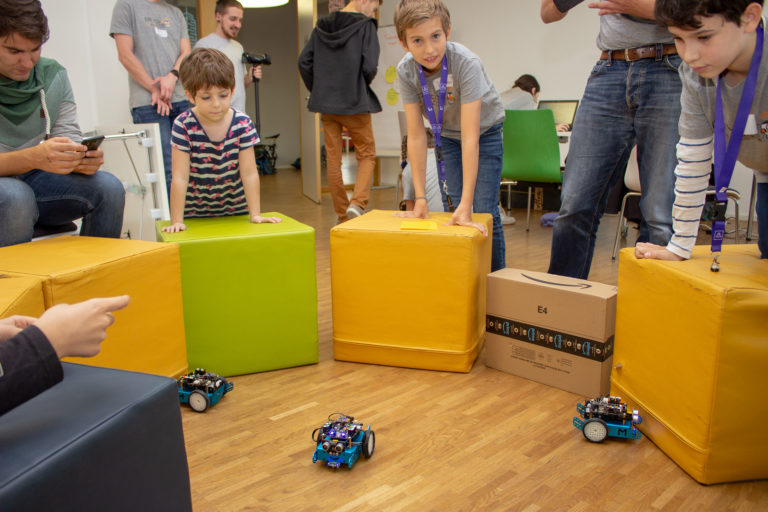 mbots Test auf der Devoxx4kids