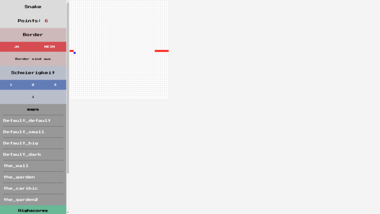 Snake Web Applikation