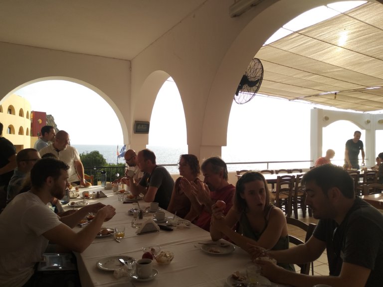 jCrete: Dinner mit Meerblick